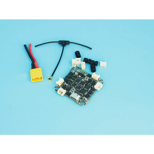 Полетный контроллер Happymodel CrazyF411 ELRS AIO 2-4S 4758 happymodel moxon 2 4g 4 18dbi antenna replacement for expresslrs tx module es24tx es24tx lite es24tx slim pro dropshipping