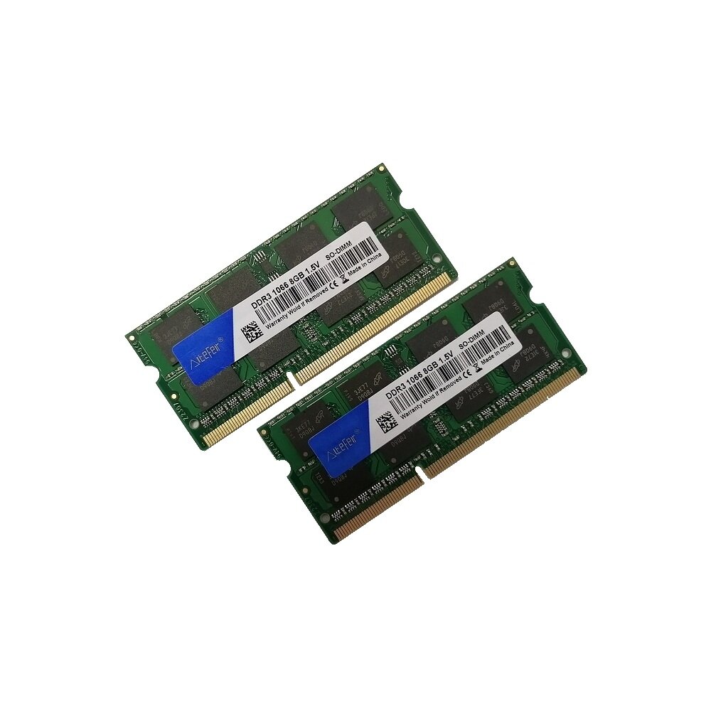 ОЗУ So-Dimm 16Gb PC3-8500s, DDR3-1066, AiteFeir/ Micron 3HM77D9PFH (Kit 2x8Gb)