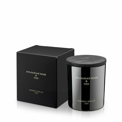 BULGARIAN ROSE & OUD Средняя свеча в стекле, Cereria Molla 1899