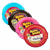 Жевательная резинка Wrigley's Hubba Bubba Mega Long - набор 4 вкуса (Германия), 56 г (4 шт)