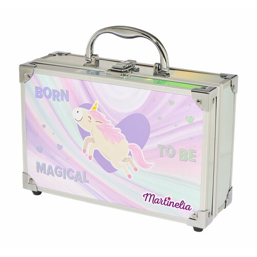 Набор детской косметики для ногтей / Martinelia Born to Be Magical Perf Traveller Glitter martinelia набор единорог дет бальзам для губ 4 мл лак для ногтей 3 мл