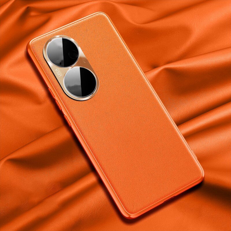 Чехол-накладка MyPads Bicromatico для Huawei Honor 50 Pro / Nova 9 Pro, оранжевый