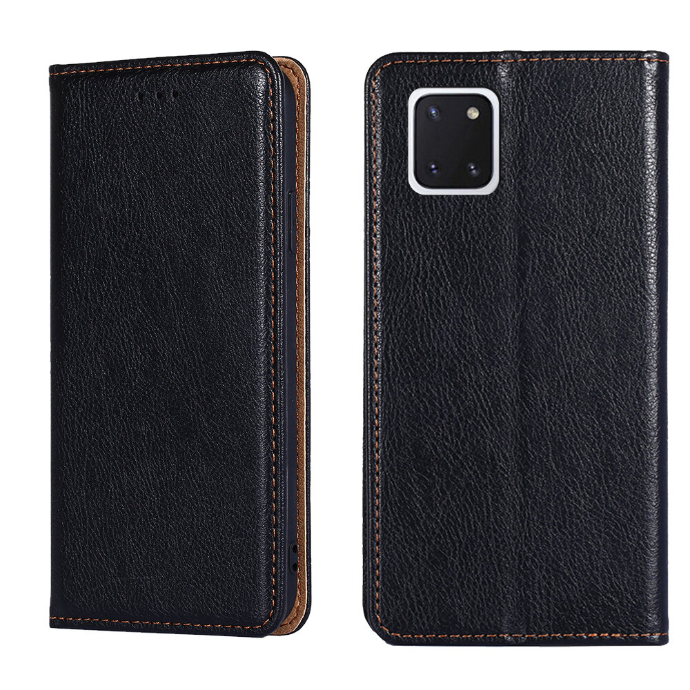 Чехол-книжка MyPads для Samsung Galaxy Note 10 Lite / A81 / Самсунг Ноте 10 Лайт / А81 ,(черный)