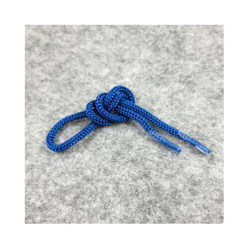 Ручка-шнур 4 мм №32 (синяя) 35 см с пластиковыми наконечниками (100 шт)