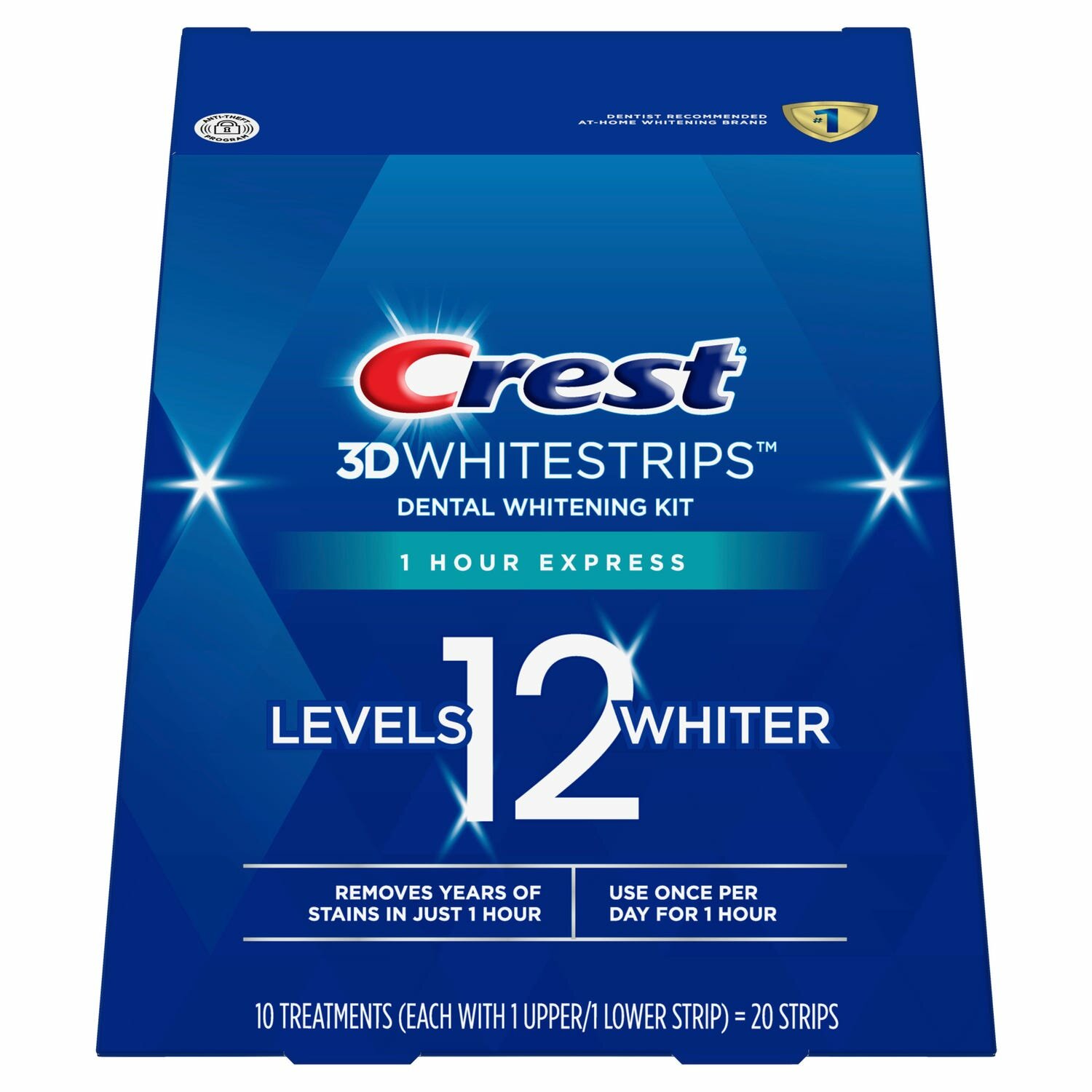 Отбеливающие полоски Crest 3D Whitestrips 1 Hour Express