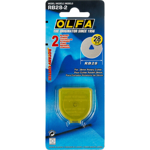OLFA Лезвие OLFA специальное, круговое, 28мм, 2шт, ( OL-RB28-2 )