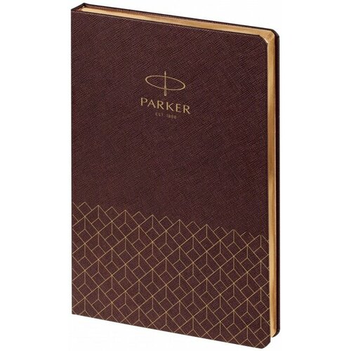Parker P1115905 Ежедневник недатированный, коричневый c нанесением logo parker