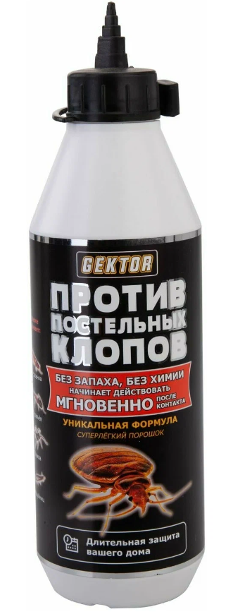 Gektor (Гектор) порошок от клопов, тараканов, муравьев, пауков и чешуйниц. — фото 1