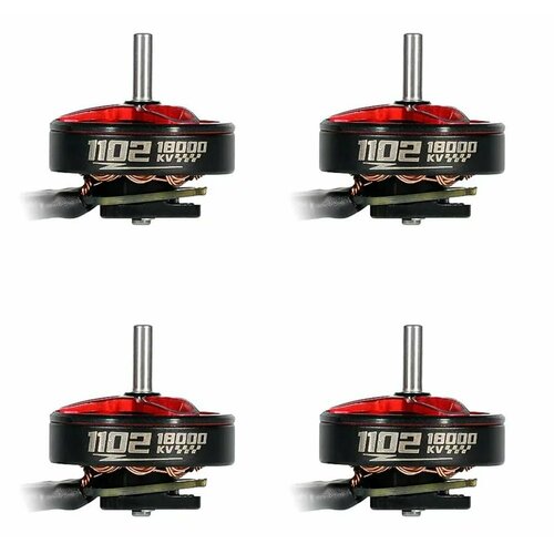 Мотор 1102-18000KV 4 шт. 2022 BETAFPV quetsalcoatl 2806plus 1350kv бесколлекторные моторы для fpv 7 и 8 дюймов 2 штуки