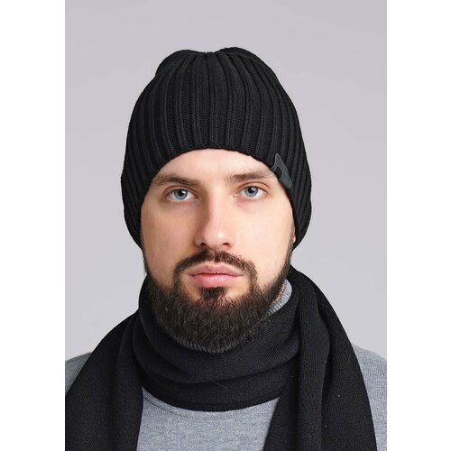 фото Шапка clever, размер uni, черный