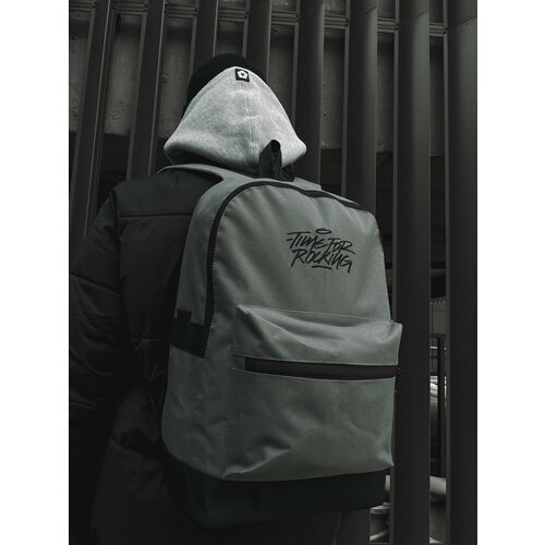 фото Рюкзак городской time for rocking серый