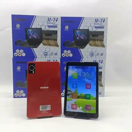 Планшет бренда ATOUCH М-Т4 Планшет ATOUCH М-Т4 5G 8256 гб 256GB фиолетовый синий красный Женский 795000₽