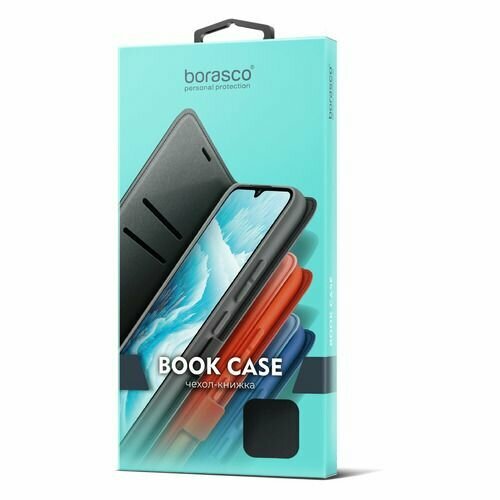 Чехол (флип-кейс) BORASCO 71383, для Xiaomi Note 12 (4G), черный