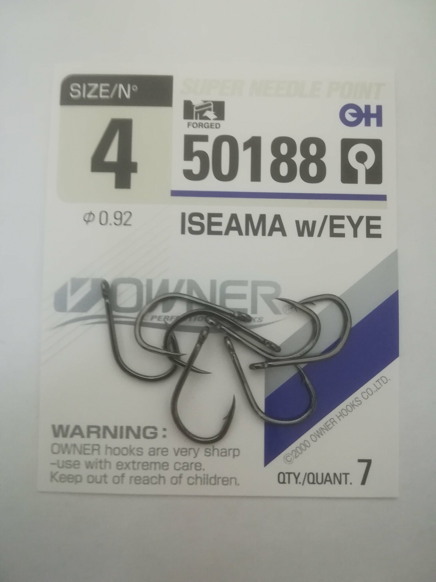 крючок OWNER iseama w/eve 50188 №4