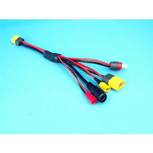 Переходник c XT60 на XT60, XT30, DC5.5, T-Plug 3450