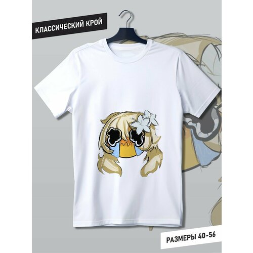 фото Футболка, размер m, белый будь на стиле