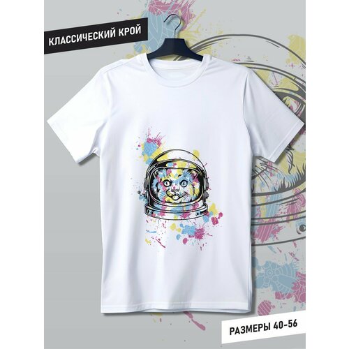 фото Футболка, размер m, белый будь на стиле