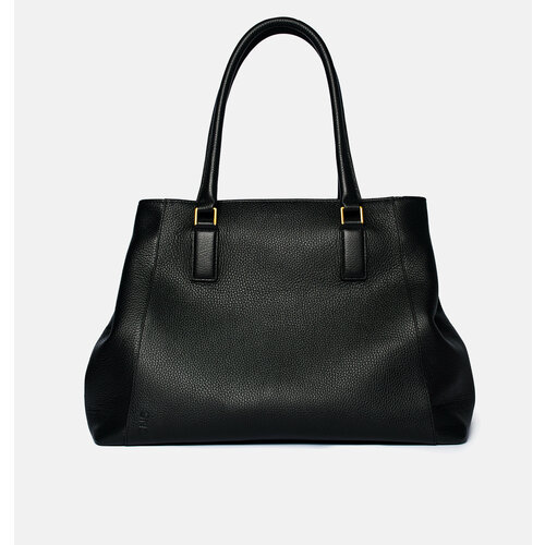 фото Сумка тоут cns - coined in stone diana caviar 42921012, фактура зернистая, черный