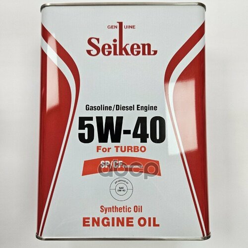 SEIKEN Масло Моторное Seiken Synthetic Sp/Cf 5W-40 4Л
