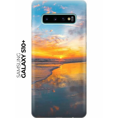 RE: PA Накладка Transparent для Samsung Galaxy S10+ с принтом Закат на пляже re pa накладка transparent для samsung galaxy a41 с принтом закат на пляже