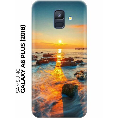 RE: PA Накладка Transparent для Samsung Galaxy A6 Plus (2018) с принтом Закат на побережье re pa накладка transparent для samsung galaxy a8 2018 с принтом закат на побережье