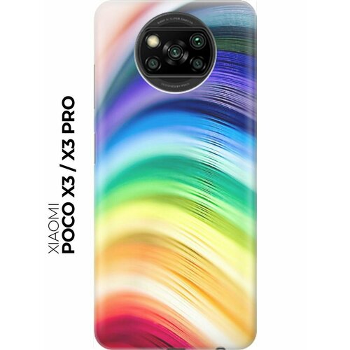 RE: PA Накладка Transparent для Xiaomi Poco X3 / X3 Pro с принтом Разноцветные нити