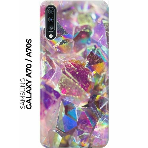 RE: PA Накладка Transparent для Samsung Galaxy A70 / A70s с принтом Розовые кристаллы re pa накладка transparent для samsung galaxy a70 a70s с принтом цветные драже