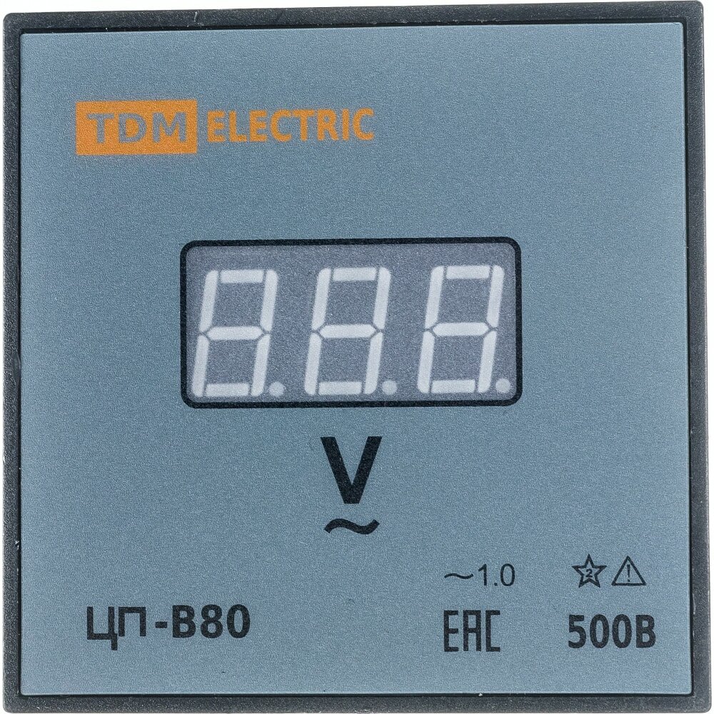 Цифровой вольтметр ЦП-В80 500В-1,0 (без поверки) TDM