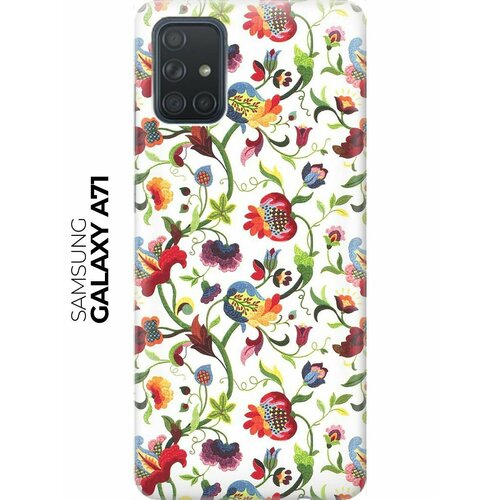 re pa накладка transparent для samsung galaxy a31 с принтом цветочный узор RE: PA Накладка Transparent для Samsung Galaxy A71 с принтом Цветочный узор