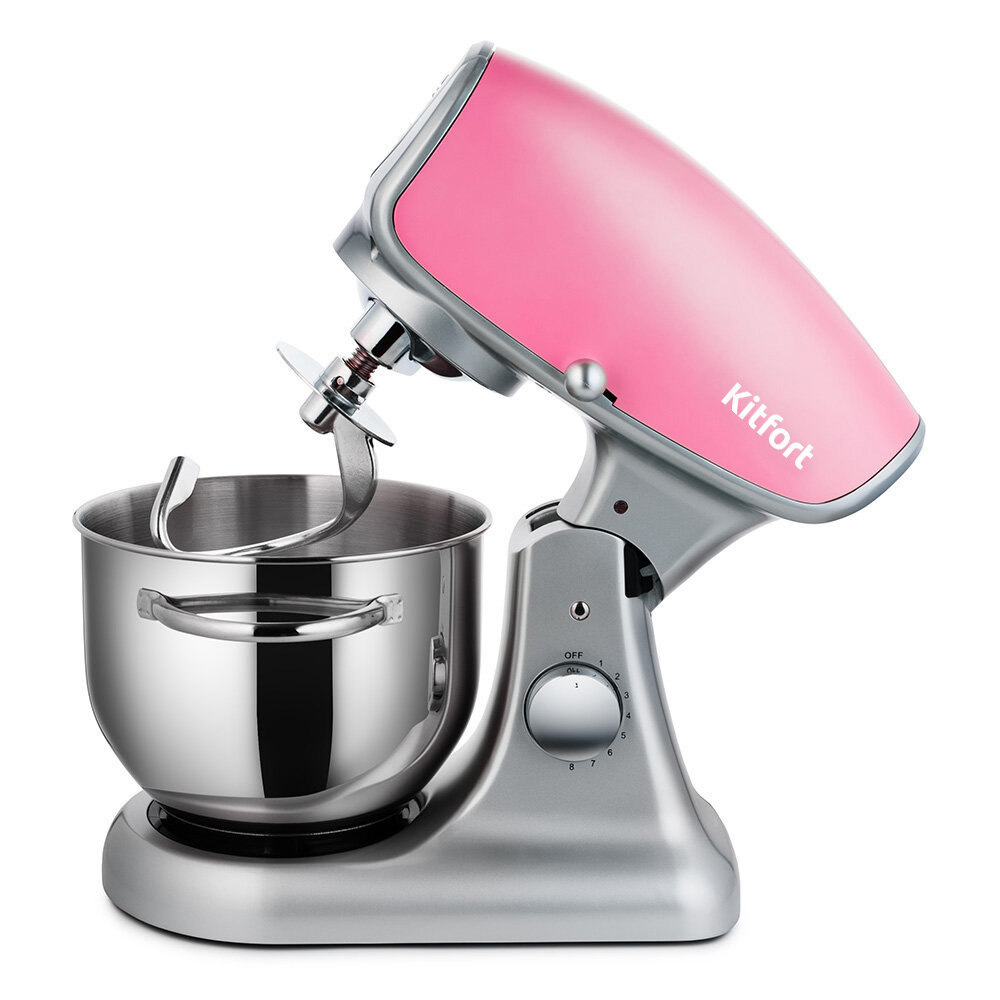 Планетарный миксер Kitfort КТ-1336-2 розовый — фото 1