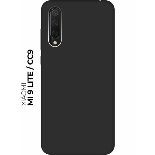 Матовый чехол на Xiaomi Mi 9 Lite / CC9 / Сяоми Ми 9 Лайт / Ми СС9 Soft Touch черный