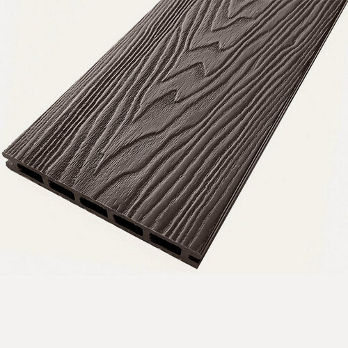 Изображение товара Доска террасная ДПК NauticPrime 18х150х3000 мм, шоколад (венге) кляймер 6 мм