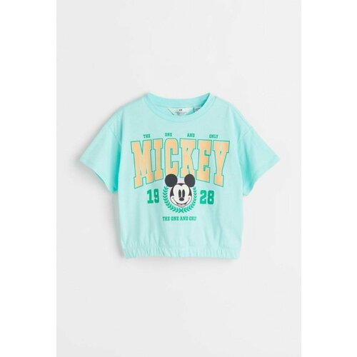 фото Футболка h&m, хлопок, размер 146/152 (10-12 лет), бирюзовый