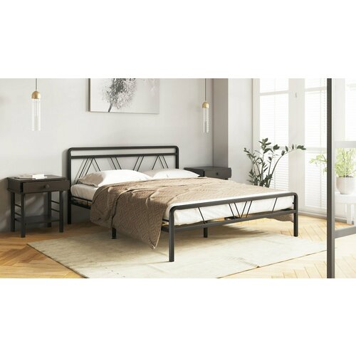 Кровать Askona Аскона Cassis Кассис 140x200 черный шагрень 19052₽