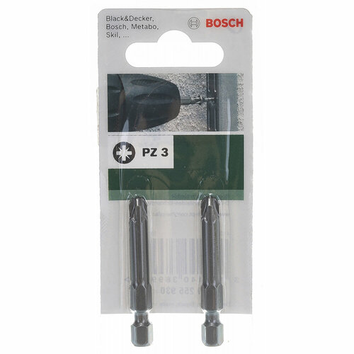 Бита ( PZ 3; 49 мм; 2 шт.) Bosch 2609255930