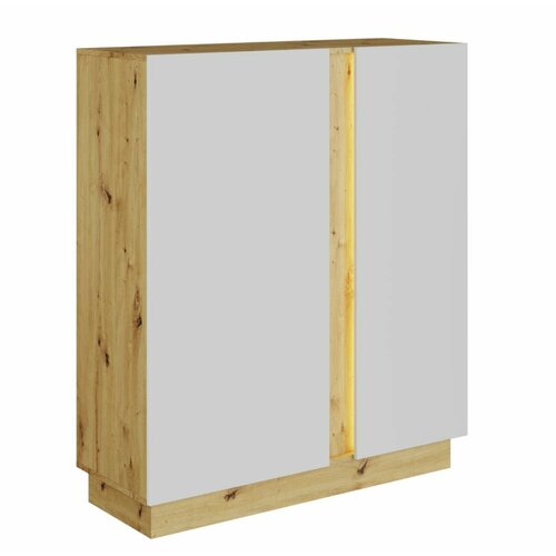 MODO комод КД-1 Дуб Артизан / Белый Матовый