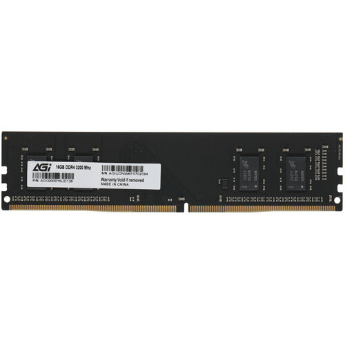 Оперативная память для компьютера AGI AGI320016UD138 DIMM 16Gb DDR4 3200 MHz AGI320016UD138 450800₽