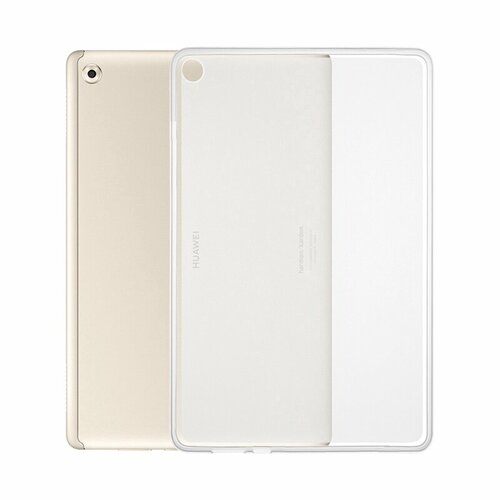 Чехол задняя-панель-накладка-бампер MyPads Tocco для Huawei MediaPad M5 Lite 10 (BAH2-L09/W09/AL10) тонкий из силикона прозрачный