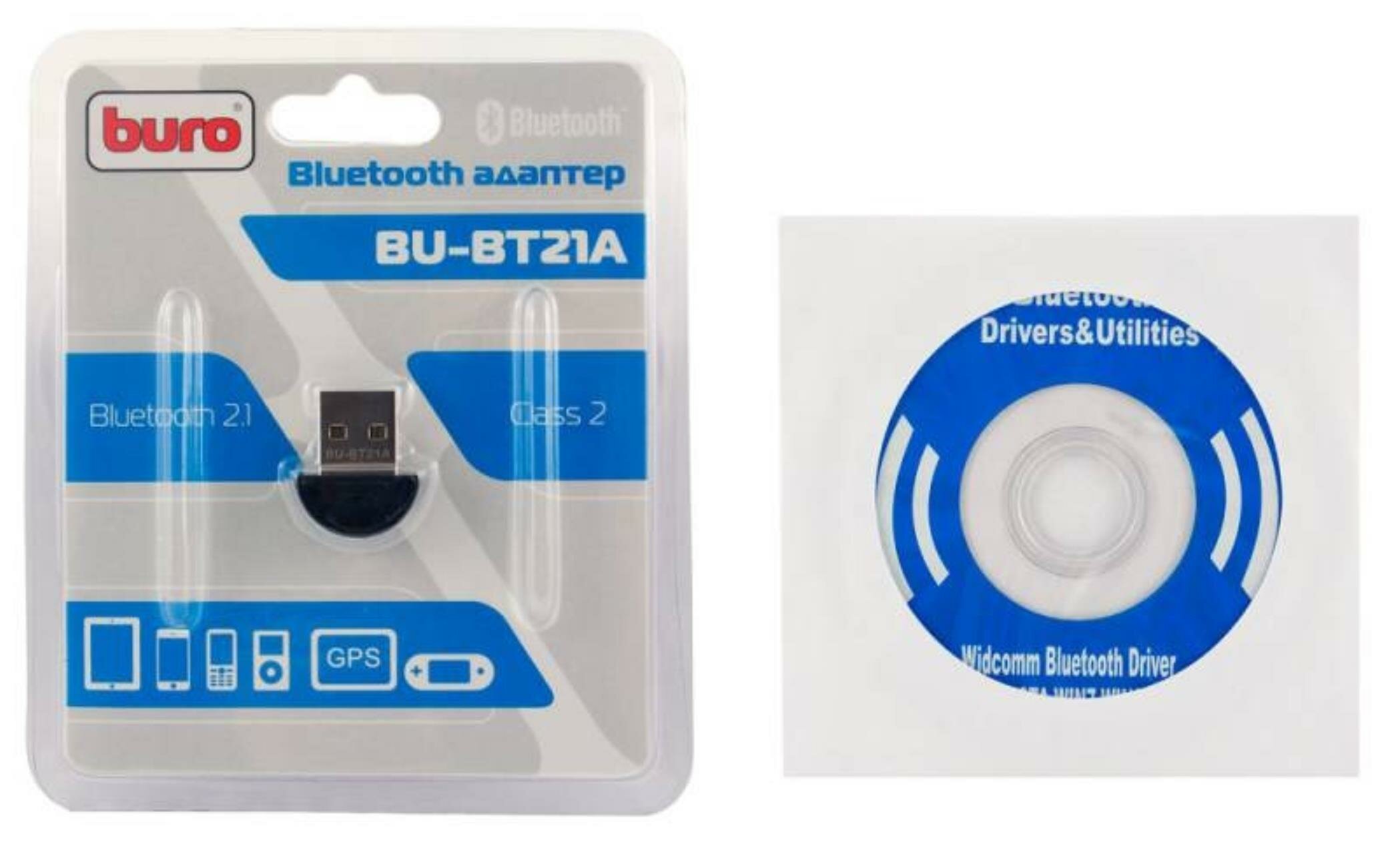 Адаптер USB Buro Bluetooth 2.1+EDR class 2 10м черный - фото №13