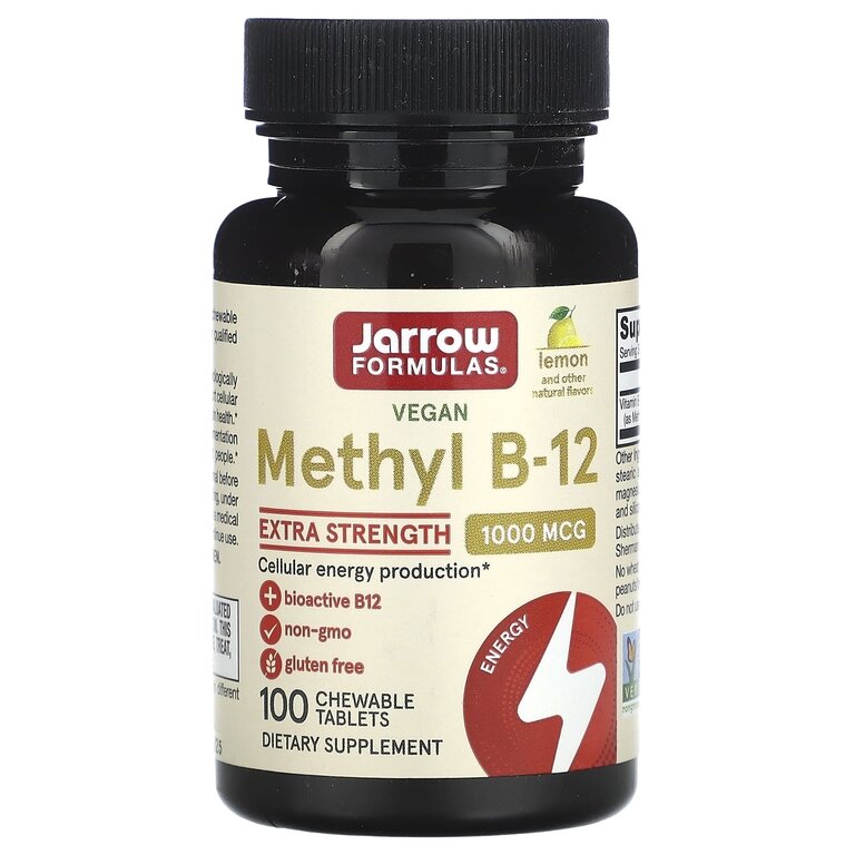 Jarrow Formula Methyl B-12 100 жеват. таблеток