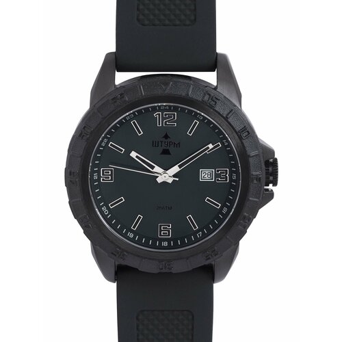 фото Наручные часы штурм 10915096, черный