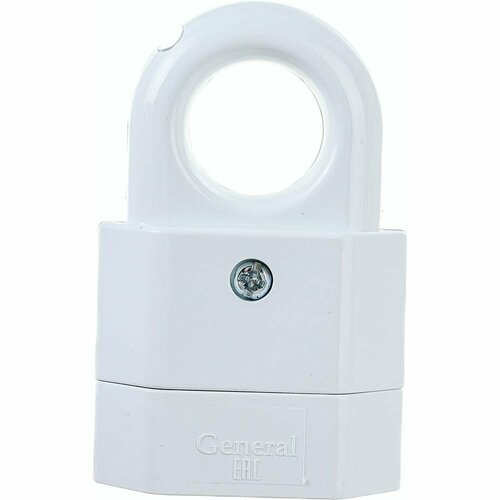 Разборная розетка General Lighting Systems GRV-S-10-FE-W-IP20 10А с ушком б/з белая IP20 470514