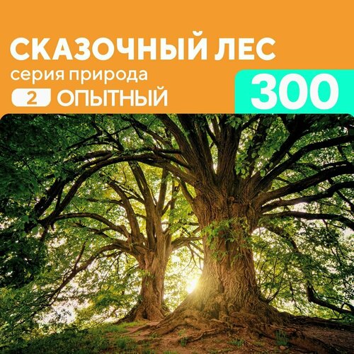 Деревянный пазл Сказочный лес 300 деталей Опытный пазл jumbo 1000 деталей сказочный лес