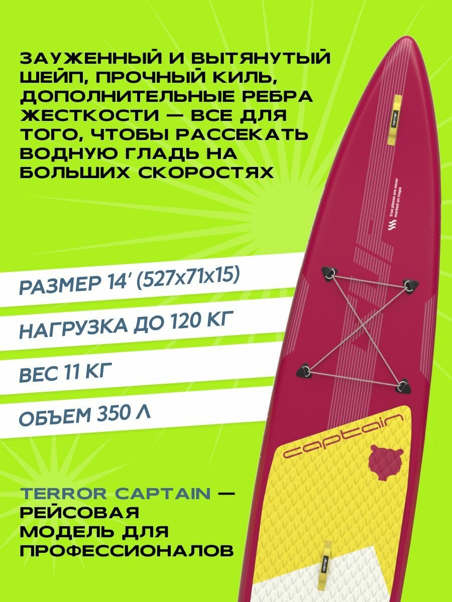 Сапборд TERRO - CAPTAIN 14' Terror - фото №13