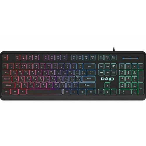 Клавиатура проводная Defender RAID GK-778DL RU USB черный 142900₽