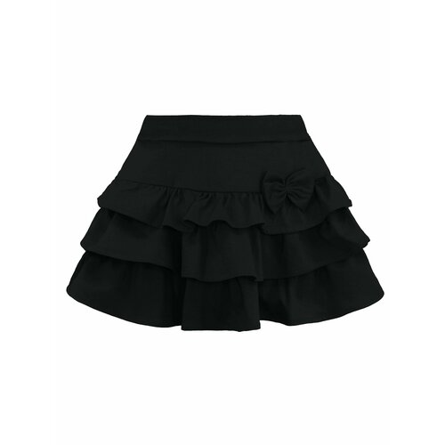 фото Школьная юбка-солнце иново, миди, размер 140, черный