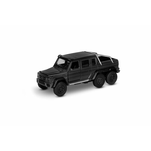 Машинка WELLY MERCEDES-BENZ G63 AMG 6X6 Черный / модель машины 1:38 с пружинным механизмом модель welly mercedes benz g63 amg 6x6 синий