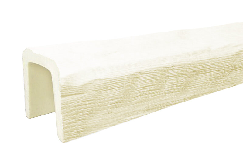 Балка из Полиуретана Уникс Классика Б2 Под Покраску Д3000хШ120хВ120 мм Умеренная Обработка Топором.