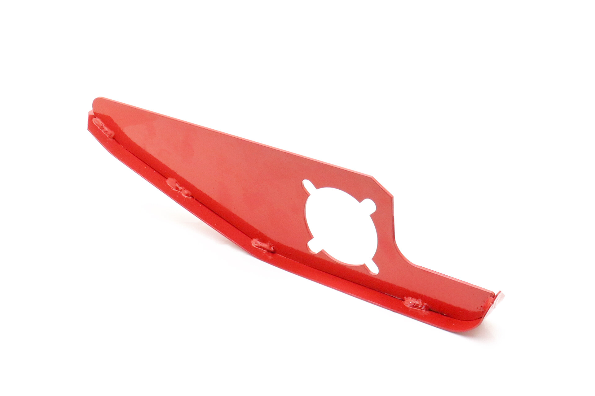 Лыжа направляющая косилки роторной RM-1 левая (цвет красный)