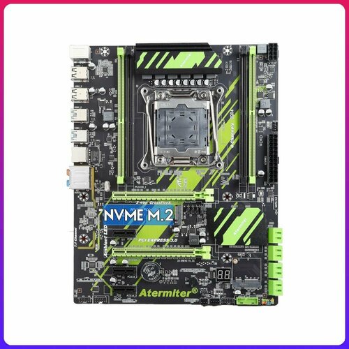 Материнская плата 2011-3 Atermiter X99 ZX-99 EV3 X99 B85 4DDR4 4CH 2x PCI-Ex16 3xPCI-Ex1 M2 NVME SATA USB 30 GBLAN ATX 780000₽